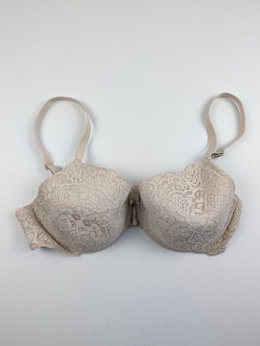 Intimissimi Francesca Lace Balconette Bra 36C Cream Underwire